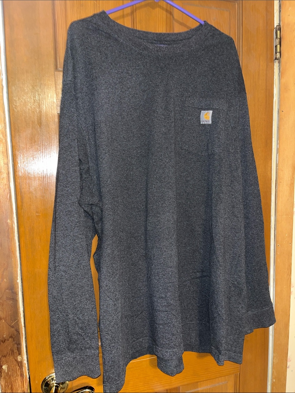 Carhartt Men’s Dark Heather Gray Crewneck Work Tee
